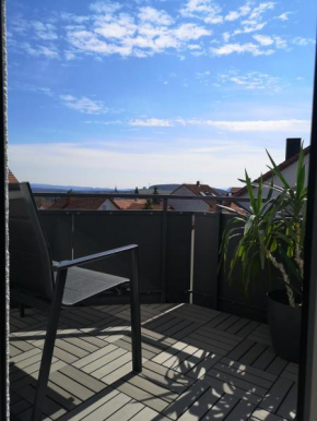 Ferienhaus BaierKöhn Wohnung mit Balkon und Schwedenofen für gemütliche Abende am Kamin